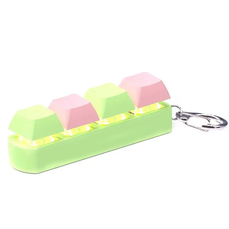 A84F-1 PCS Decompression Keyboard Clicker Keyboard Cube- Mechanical Key Button Stress Relief For Adult Gifts,D