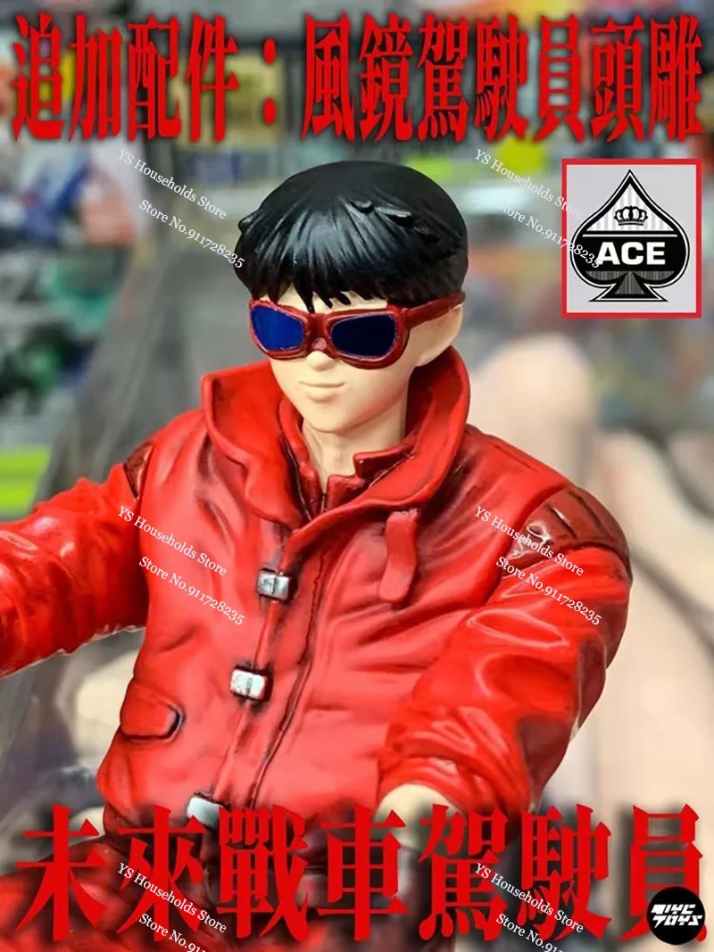 1/15 Collectible Red Suit Motorcycle Boy Knappe Sport Action Figure Model Scène Accessoire 6 "Volledige Set Speelgoed Fans collectie