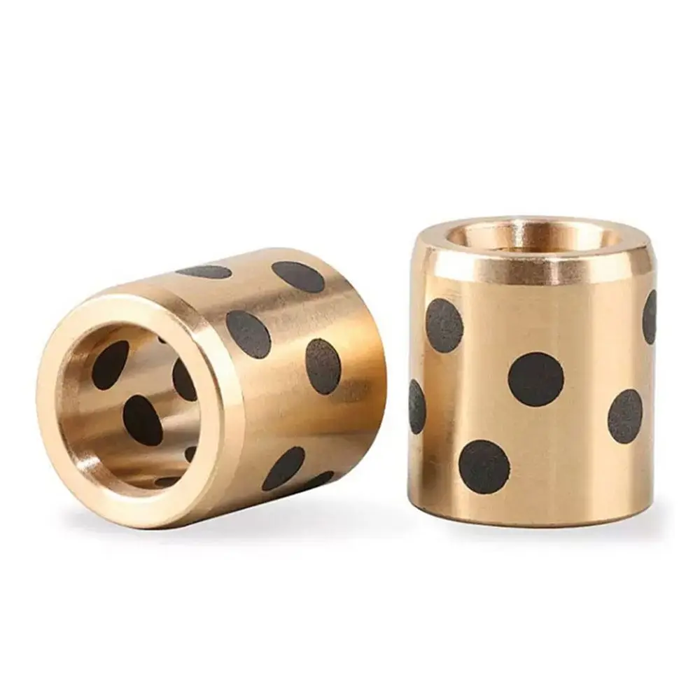 1Pcs Bore 4/5mm Brass Bushing Oilless Hollow Gasket Bracket Copper Sleeve Bearing Oil Free Self Lubricating Bushing