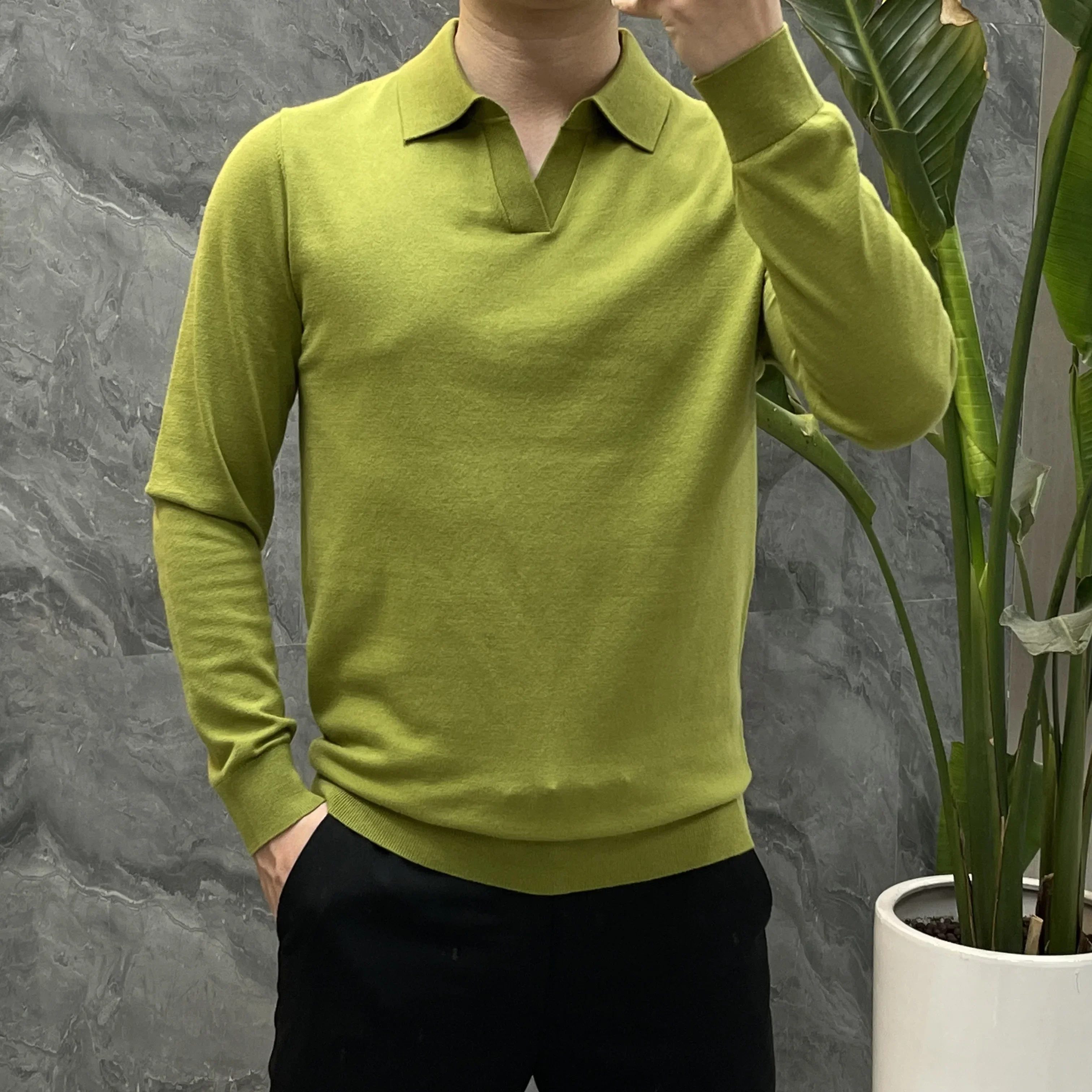 Home Textiles Usa - Suéter de punto con cuello para