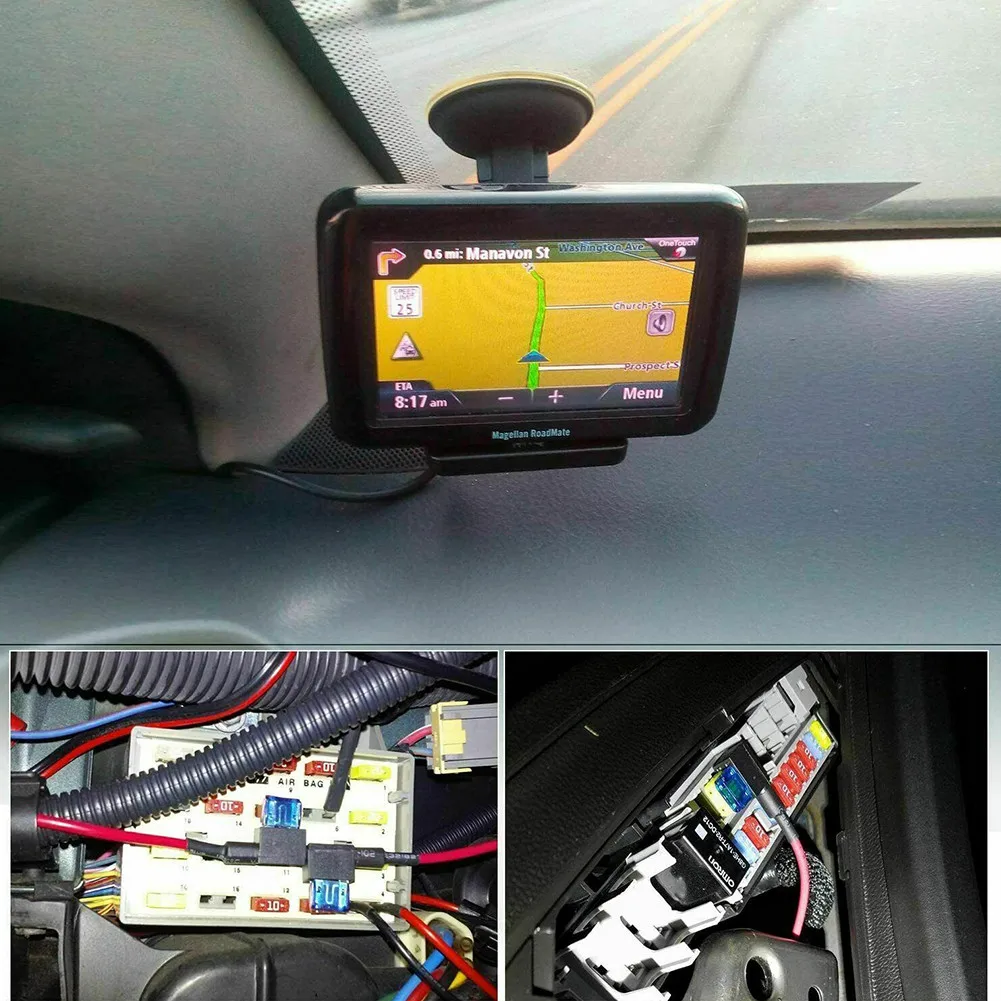 Add A Circuit Fuse Holder 5-30 A Black Red Automotive Circuit Fuse Adapter Insert Type Low Voltage Three Types