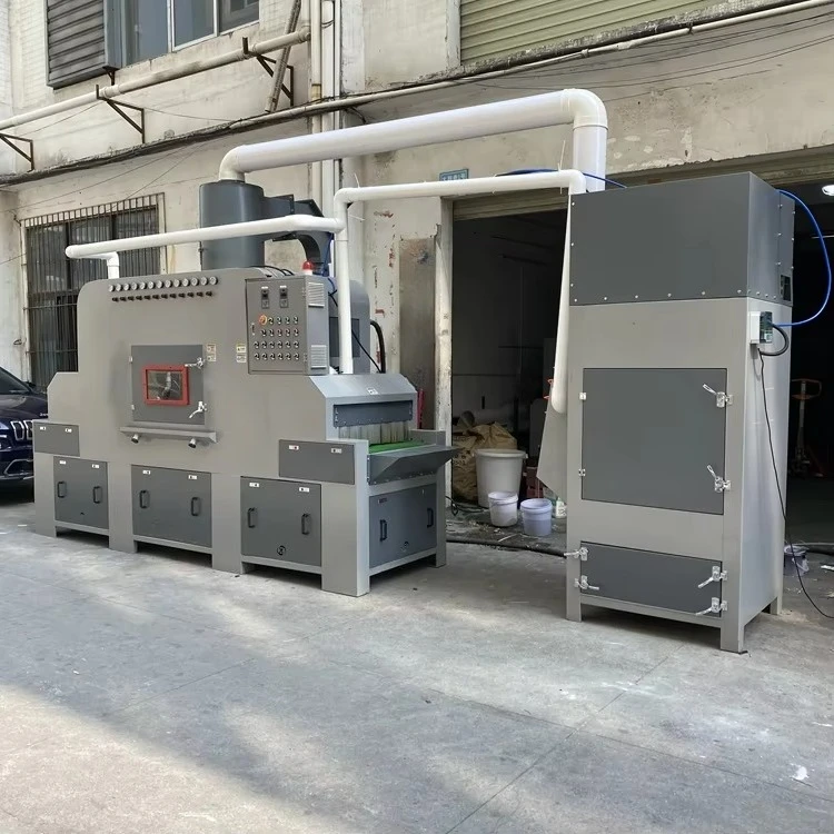 Sandblaster Top Sale Automatic Conveyor Belt Sandblasting Machine with CE Customized Blasting Sandblast Machine