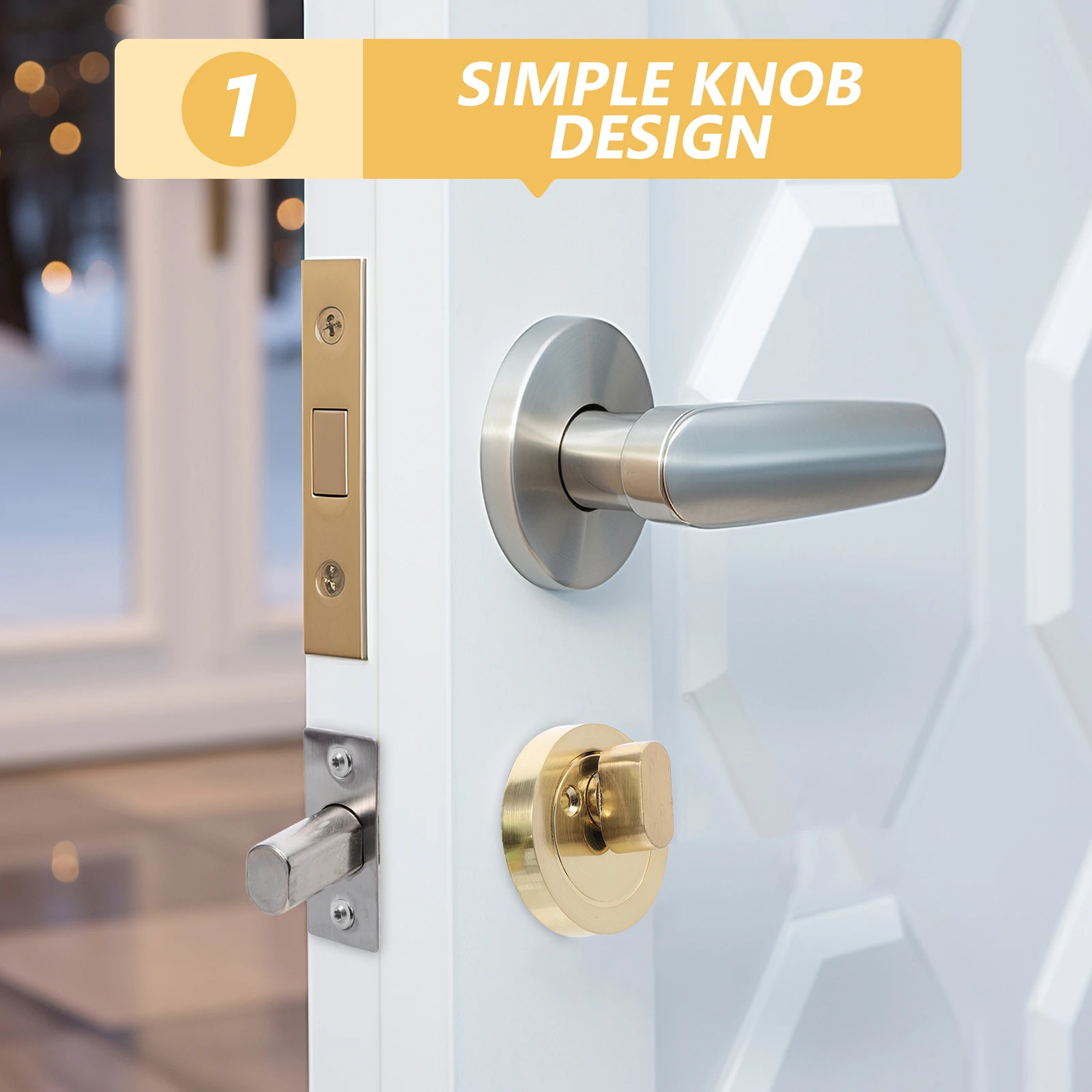 

Round Lock Zinc Alloy Single Cylinder Deadbolt For Entry Bedroom Bathroom Door Keyed Dead Bolt Lock Exterior Door Knob