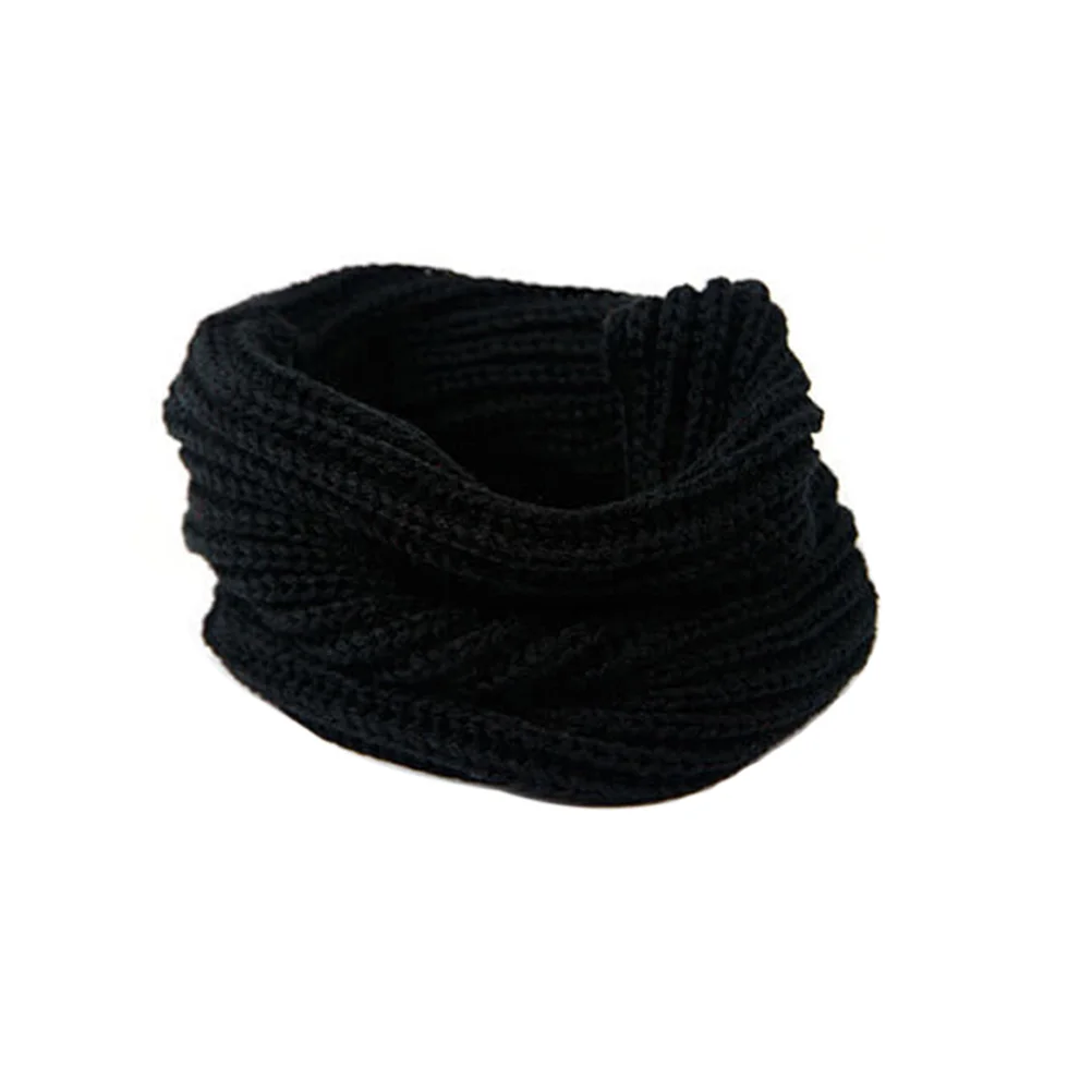 

Winter Neck Gaiter Woven Scraf The Circle Mens Knitted Scarf Man Scarves for Women