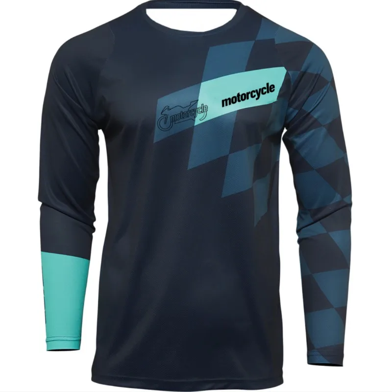 

2025 Men's Off-road Cycling Sportswear, Mountain Bike Motorcycle Clothing, Adult Quick Drying Printed Comfortable T-shirt