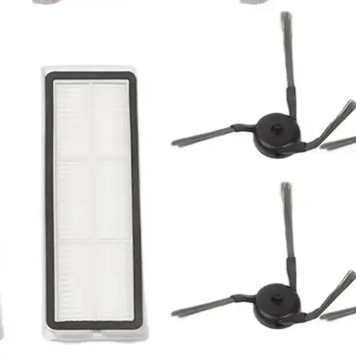 

Комплект из 4 боковых щеток, 4 фильтров и 4 салфеток для влажной уборки для пылесоса DREAME D20 Plus для эффективного удаления грязи и мусора с пола.