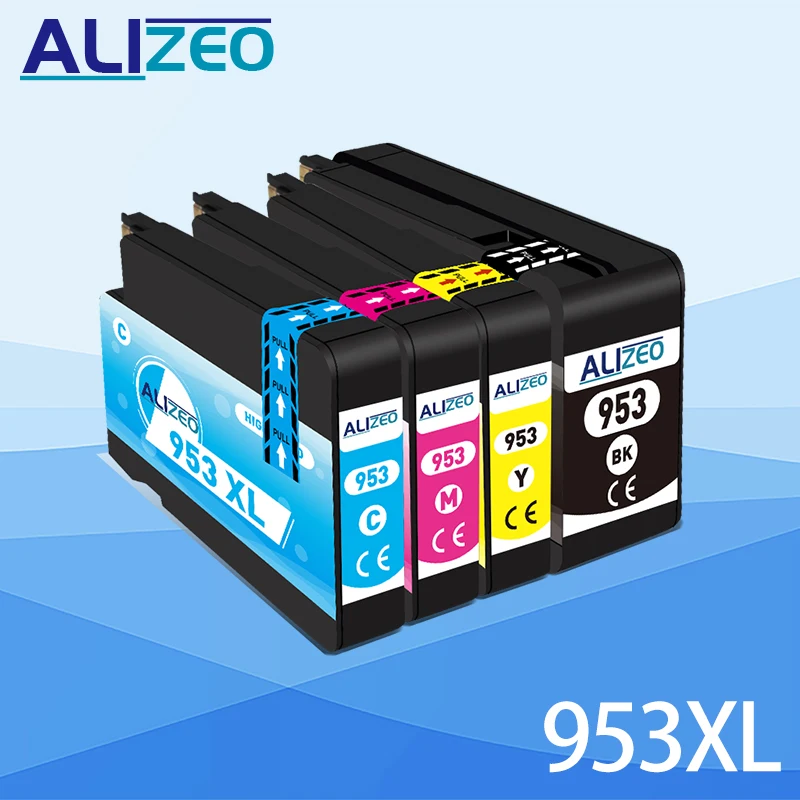 ALIZEO For HP 953XL 953 XL HP953 Compatible Ink Cartridge For HP Officejet Pro 7740 8210 8710 8720 8725 8740 Printer