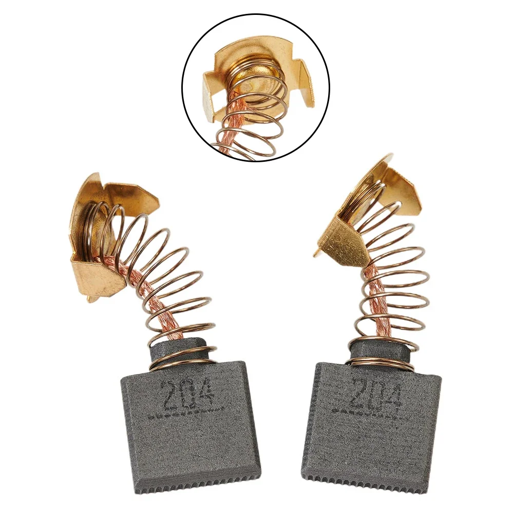 Utensili elettrici Spazzola di carbone CB-204 Spazzole di carbone Smerigliatrici angolari Carbonio/Metallo GA9050 GA9067 18 X 16 X 7mm Alta qualità