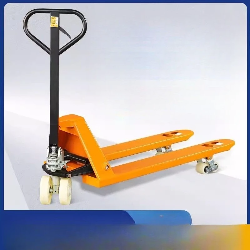 Forklift manual hydraulic truck ground cattle pallet unloading truck hydraulic push trailer lifting forklift 2 tons 3/5 tons
