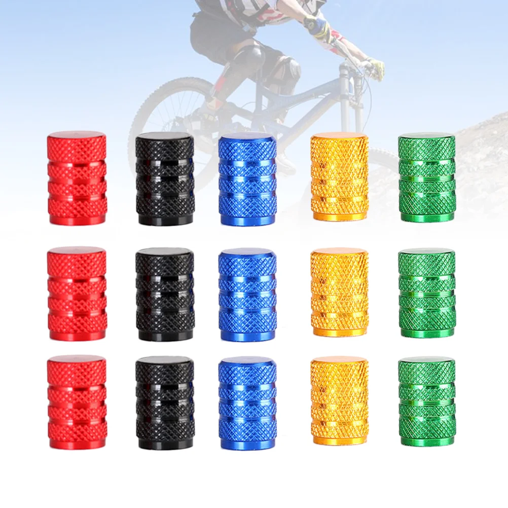 40pcs Car Tire Stem Caps Aluminum Tire Wheel Rims Stem Air Caps Cover for Car Truck Tire Screw Cover (Random Color)