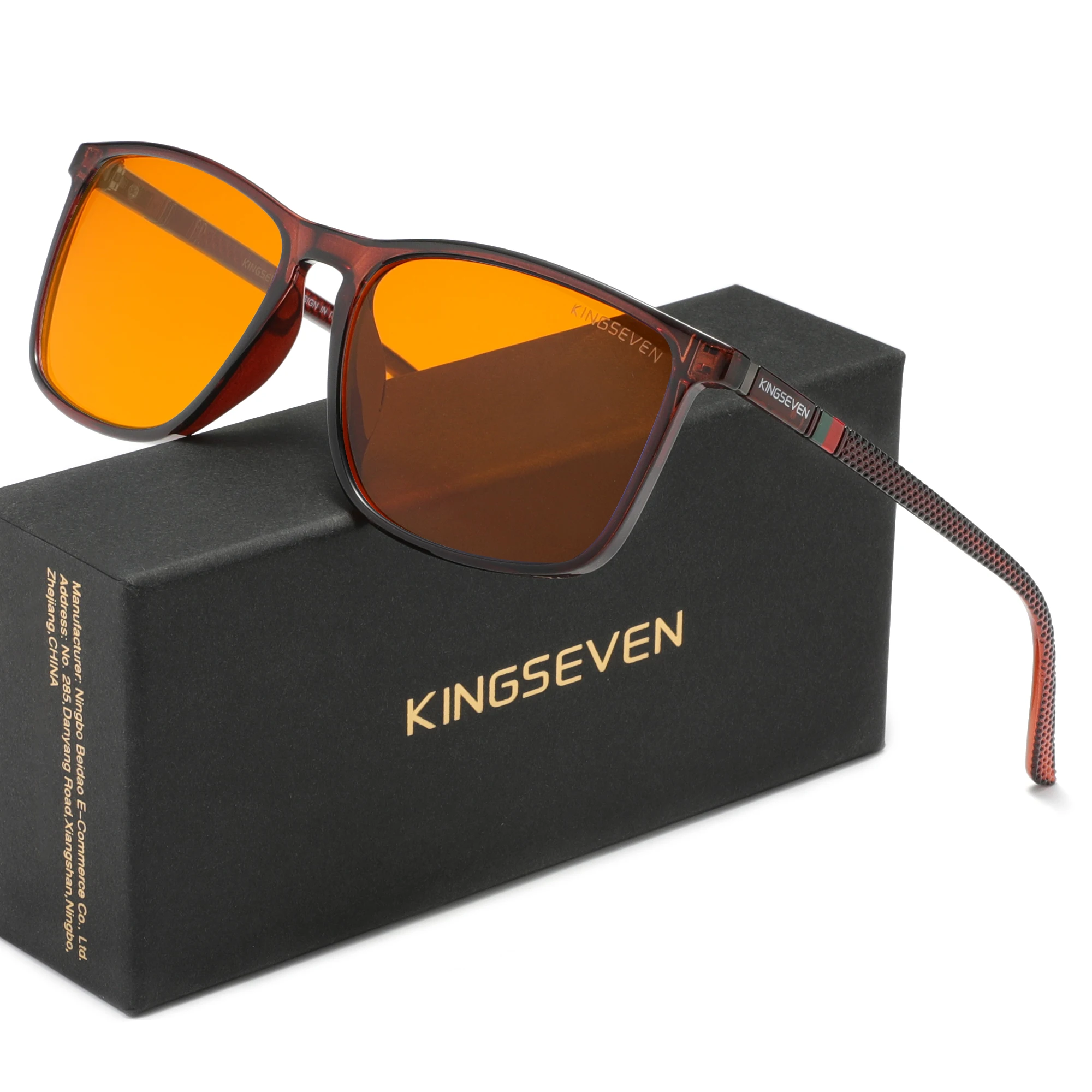 KINGSEVEN Blauw Licht Blokkeren Bril Transparante Lens Mannen/Vrouwen Anti-Blue Ray Brillen Studenten Dagelijks Telefoon Computer Brillen