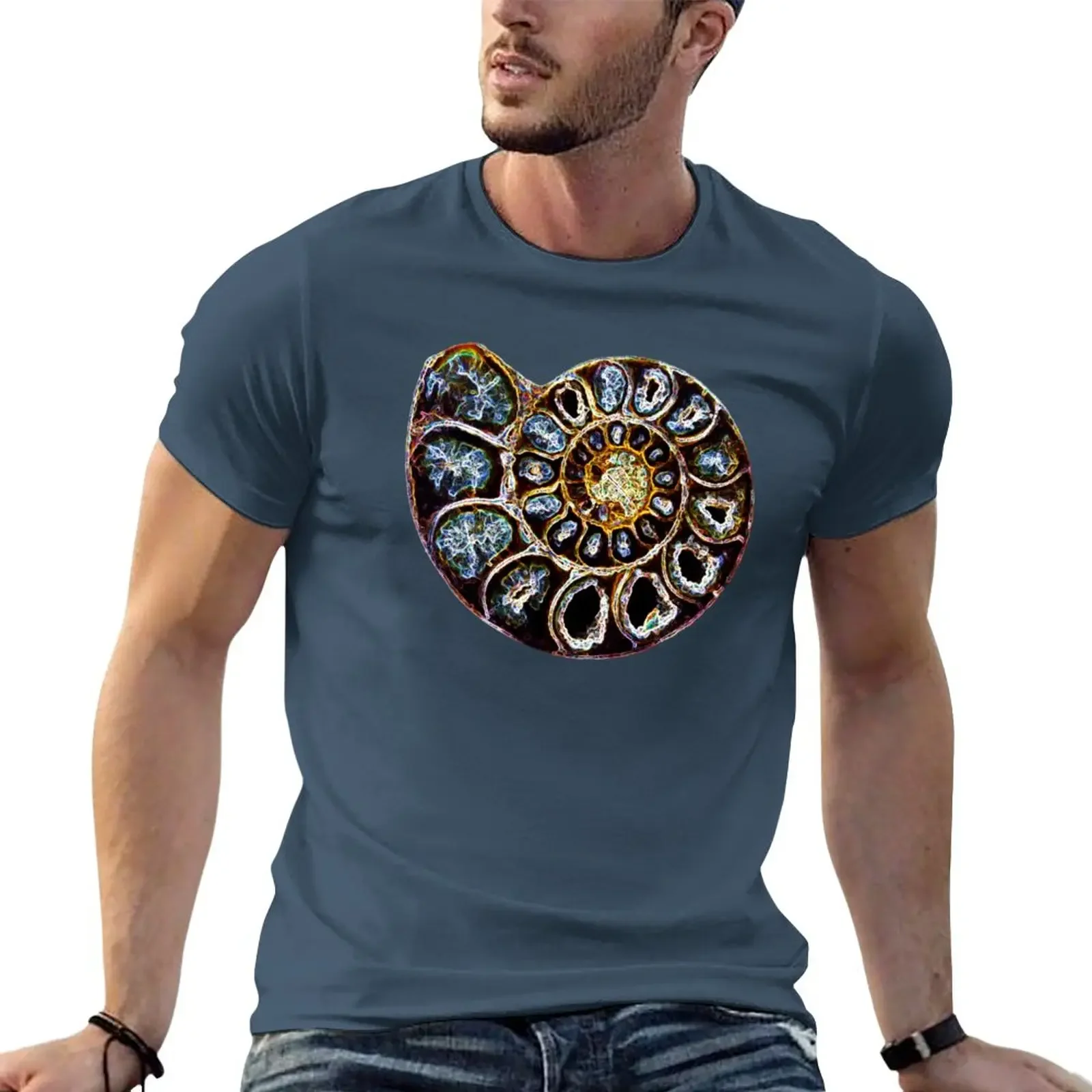 New Ammonite T-Shirt quick-drying t-shirt new edition t  quick drying  mens workout s