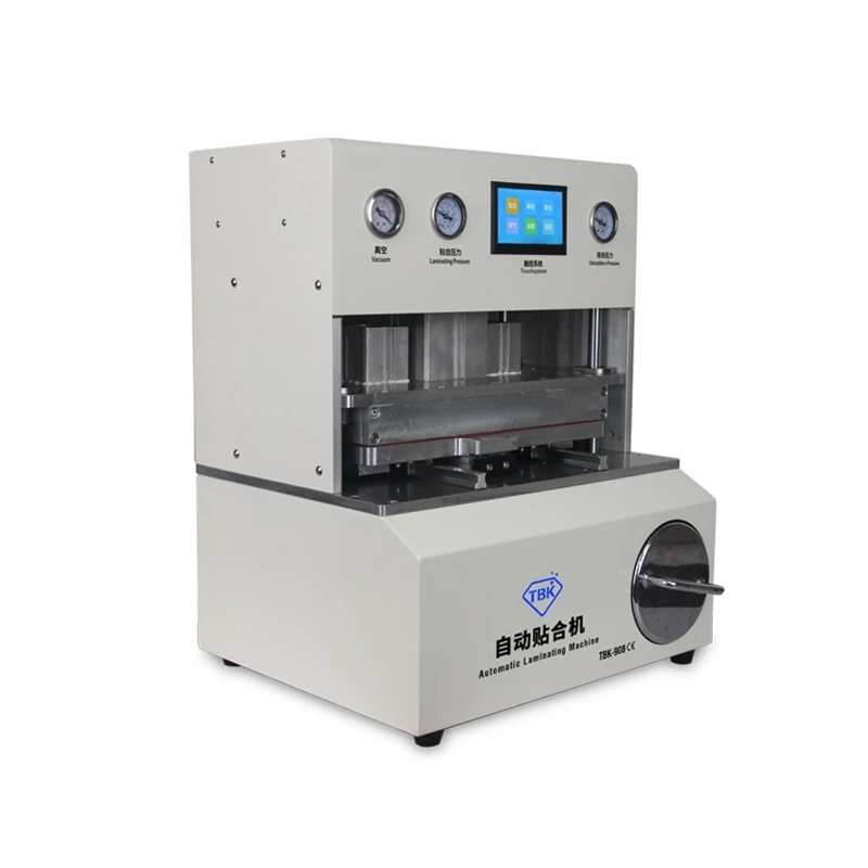 LY TBK-908 All In 1 Auto Debubble Curved Screen OCA LCD Vacuum Laminating Machine Touch Screen for Edge Screens