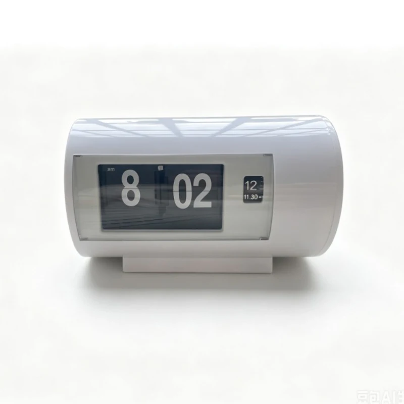 Retro Table Clock Auto Flip Clock 12 Hours AM/ PM Format Display Timepiece Desk Clock Flip Page Turning  Clocks
