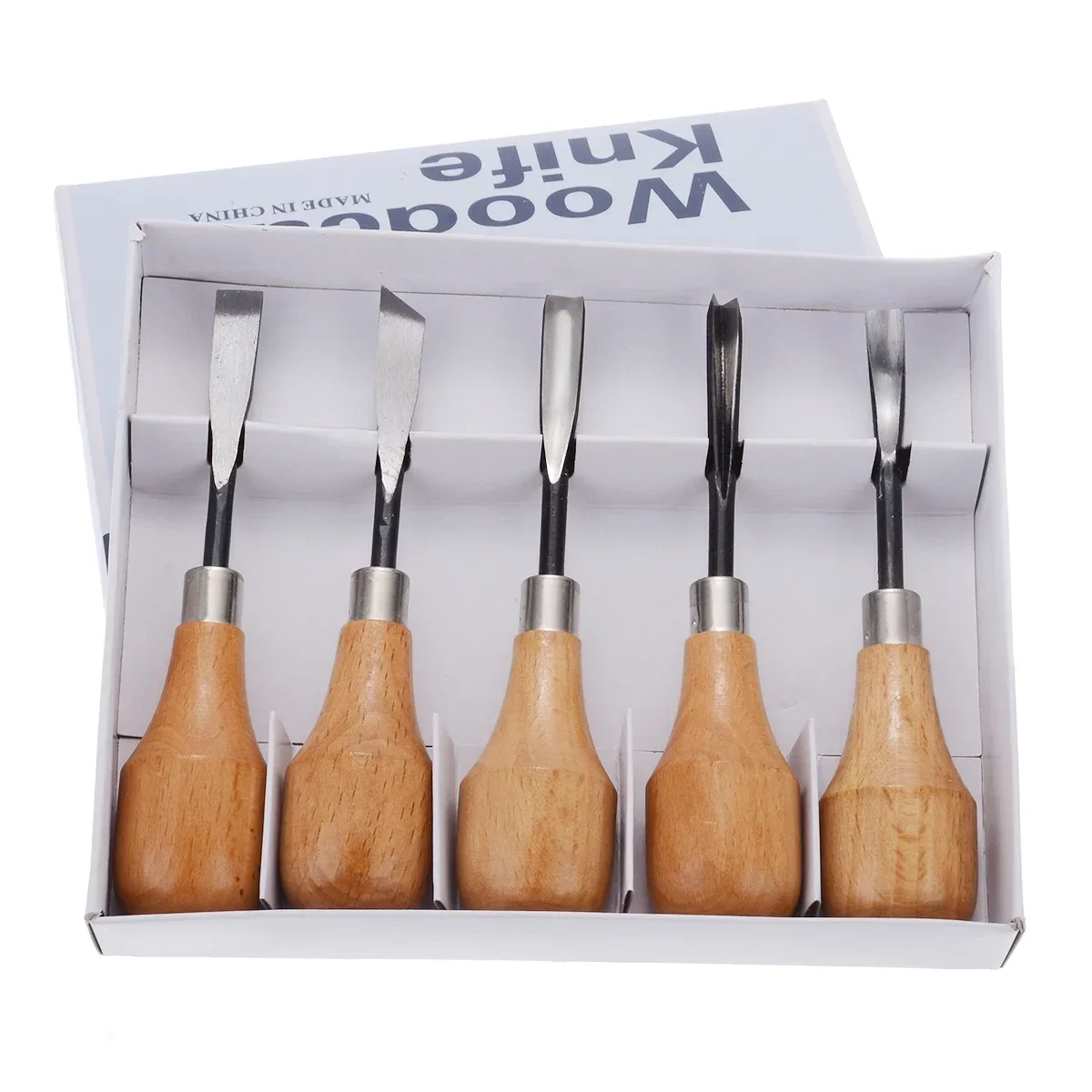 5pc/set Professional Wood Carving Hand Chisels Tools Set Woodworking Gouges Lathe For Home DIY Equipment Hand Tools