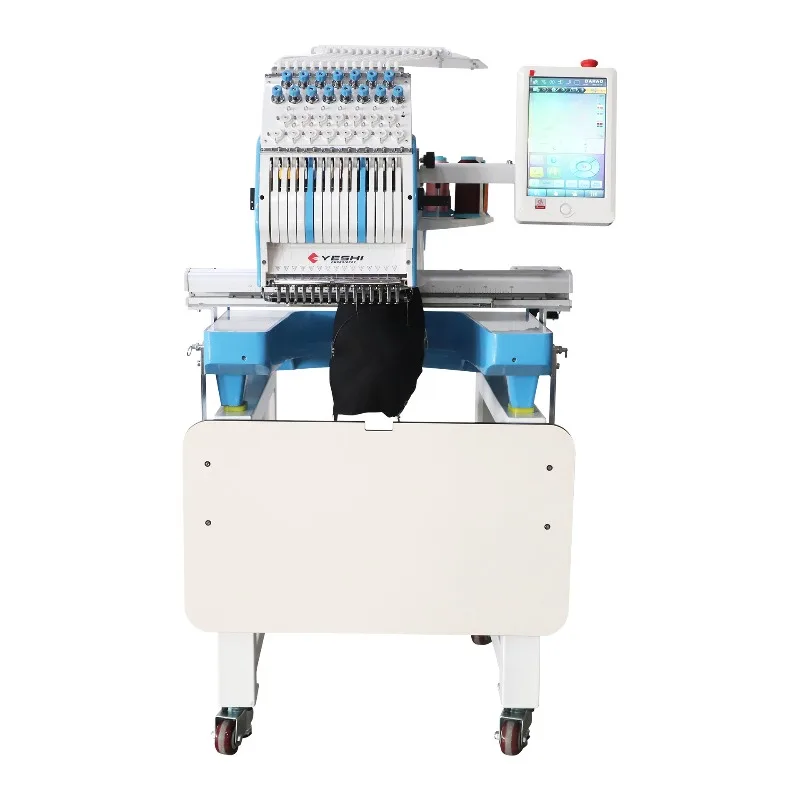 Household horse head machine, computerized embroidery machine, single head 15-needle household industrial embroidery machine
