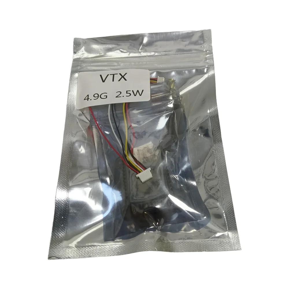 

VTX 4.9G 2.5W 80CH 4.9-6.0G FPV Transmitter RC Aluminium Alloy MMCC Receiver