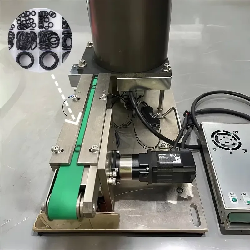 Low-Noise Enclosed Centrifugal Feeder for Rubber O-Rings & Small Parts Automatic Noise-Reduced Vibratory Feeding System