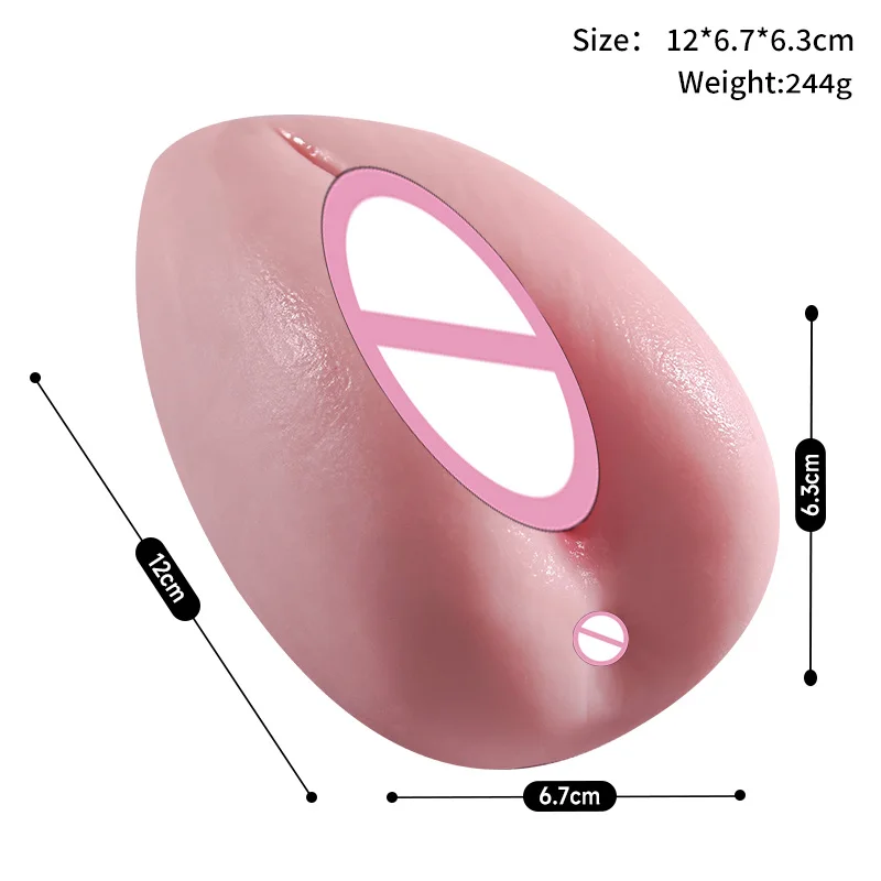 3 in 1 Male Masturbator Cup Realistic Silicone Artificial Vagina Oral Anal Clitoris Sex Toys for Men Blow Job Simulation view 2