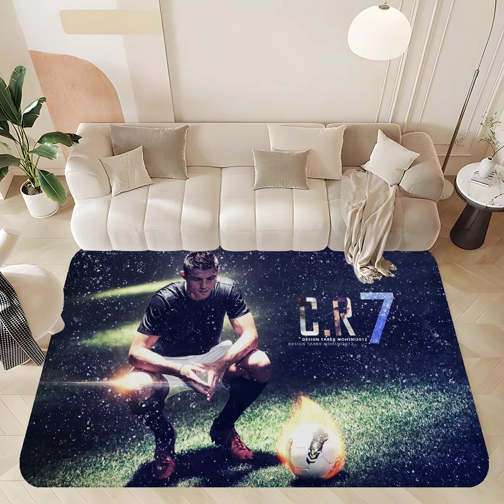 R-Ronaldos Football C-CR7 Room Mats Anti-slip Absorb Water Long Strip Cushion Bedroon Mat Household Carpets