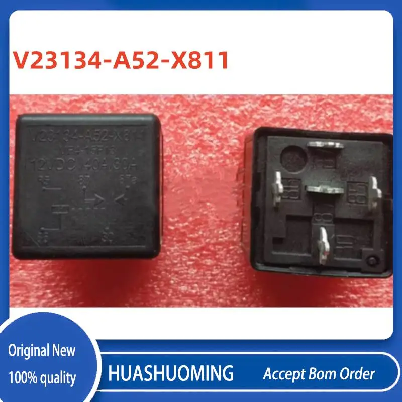 

5PCS/Lot New V23134-A52-X811 VF4-15F13 12VDC 5PINS 40A/30A 12V