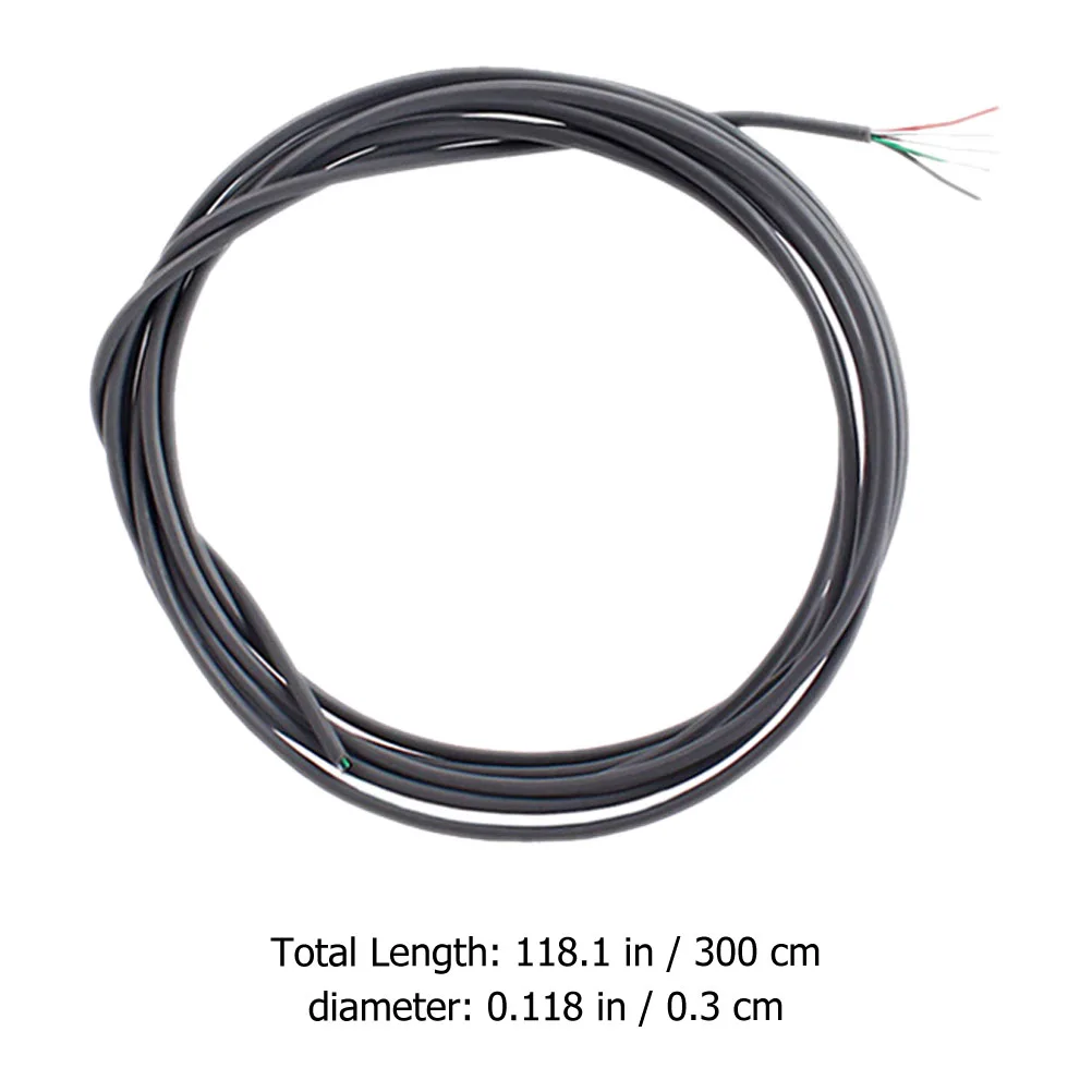 

3M Pickup Cable Guitar Hookup Wire Braided Shielded 5-Conductor High Purity Copper Flexible Insulated Heat Resistant Plastic