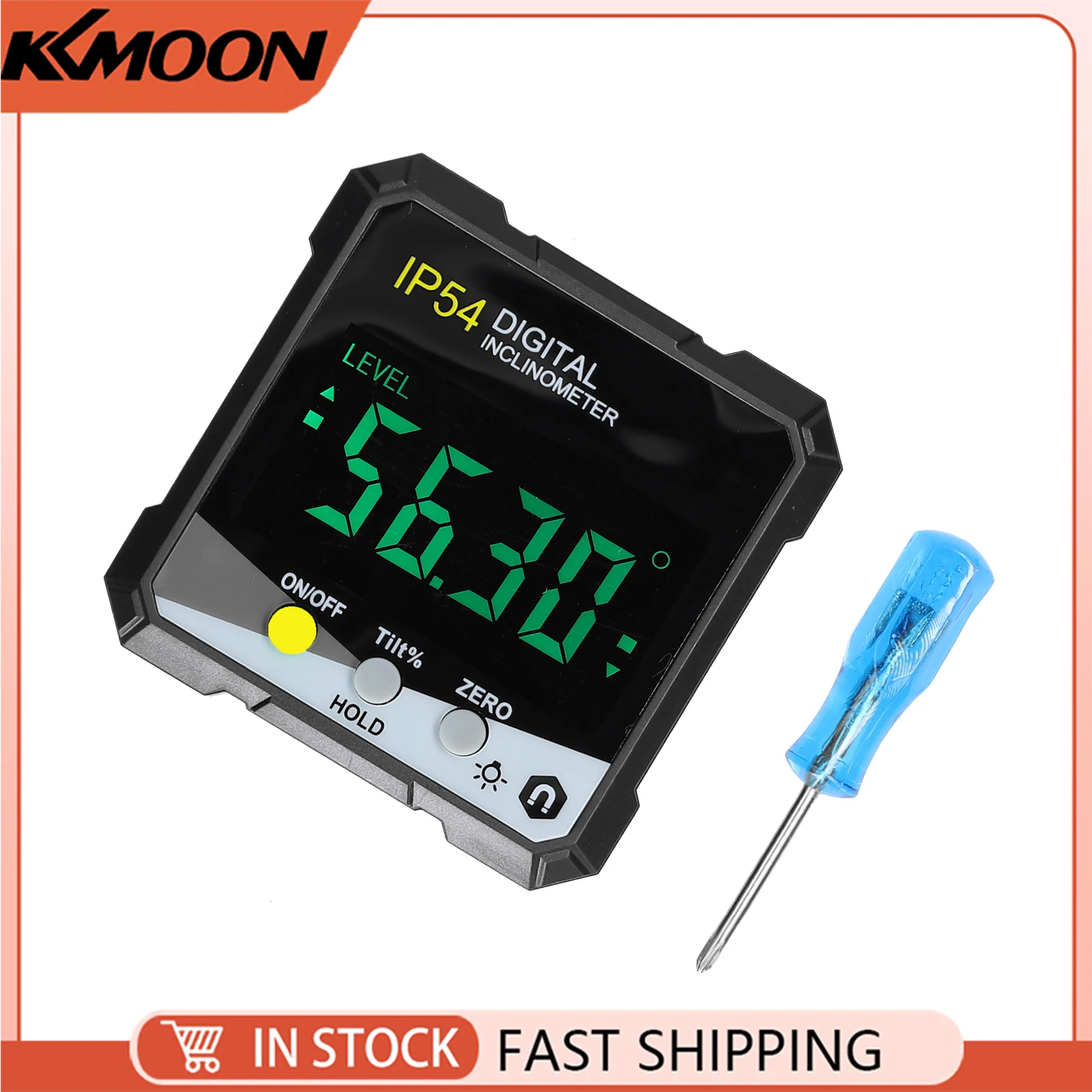 

Digital Inclinometer Protractor Slope Meter Angle Ruler Single-side Magnetics Electronic Goniometer Carpentry Woodworking Tool