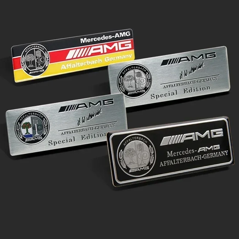 ل AMG سيارة لمرسيدس بنز AMG 1 قطعة 80x30 مللي متر السيارات الجانب نافذة شارة ملصق لمرسيدس بنز W203 W204 W205 W210 W211 W212 W4 #2