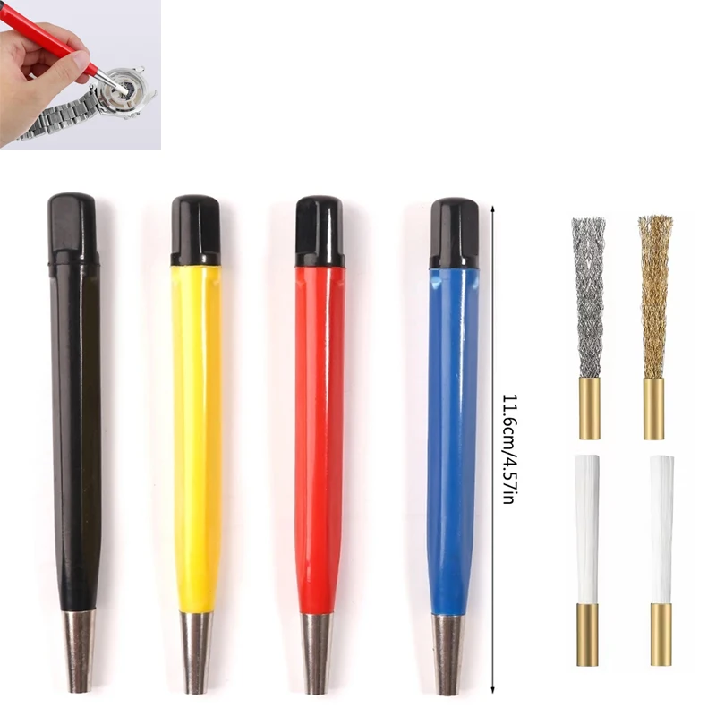 

Multifunction Watch Jewelry Clean Scratch Brush Pen Set Watch Parts Accessory Rust Removal Watch Parts Polishing Repair Tools