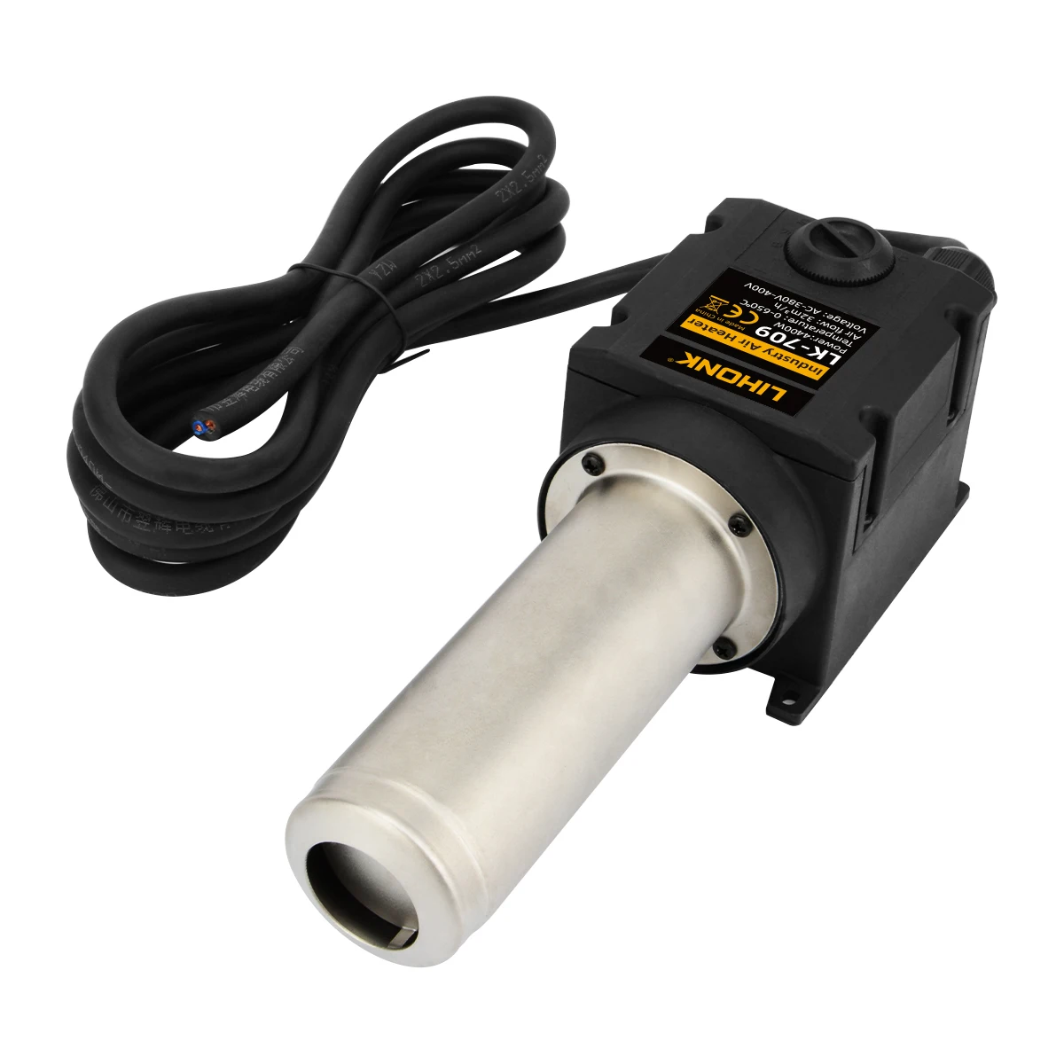 

LK-709-3 Electric Industrial Air Heater 380V Max 4400W Hot Air Blower Hot Air Guns Heat Guns Dryer