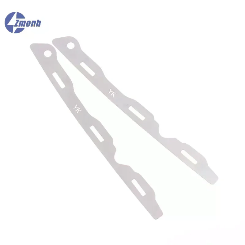 New！2Pcs Front Bumper Repair Metal Plate Buckle Broken Opening Rotten Buckle Repairer Bracket For 9th Generation Civic 2012-2016