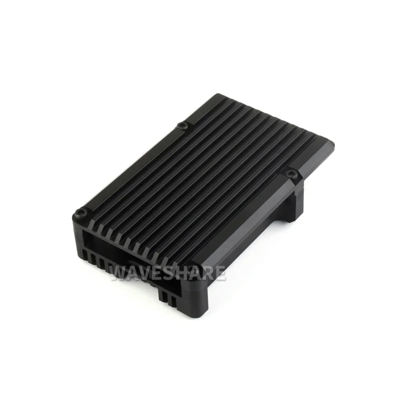 Aluminium Alloy Case (H) for Raspberry Pi 5, With Temperature-Controlled Blower Fan