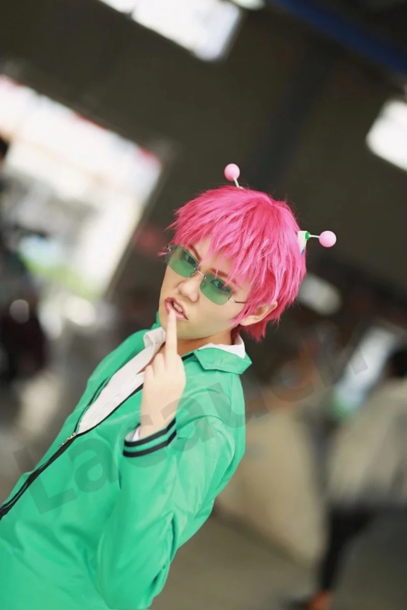 CosplayAnime Saiki Kusuo The Disastrous Life K.-Nan Cosplay Wigs Costumes Uniform Tops Pants Headwear Cos Props Wigs