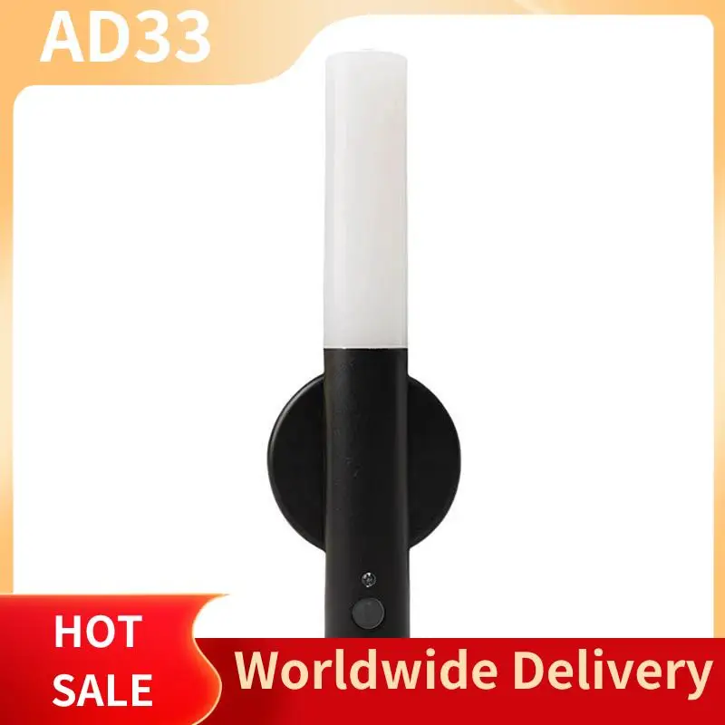 

Top Deals Toilet Wall Induction LED Night Light Rechargeable Intelligent Human Body Induction Corridor Wall Light Household Blac