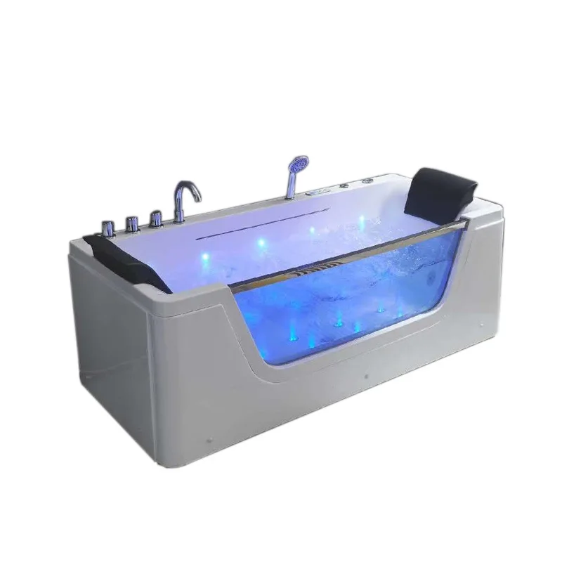 

1700mm Fiberglass Whirlpool Bathtub Acrylic Hydromassage Surfling Waterfall Tub NS3040A