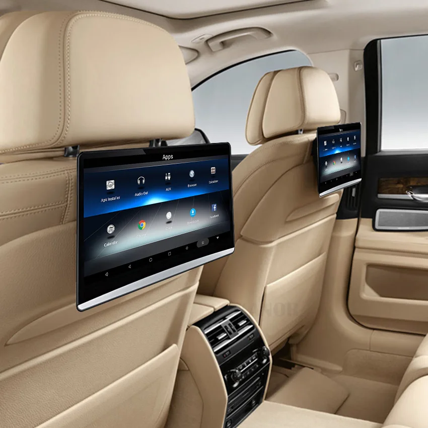13.3 Polegadas 1920*1080 Tela Sensível Ao Toque Monitor de Encosto de Cabeça Do Carro Player com Usb Wifi Android Monitor de Encosto de Cabeça Do Carro