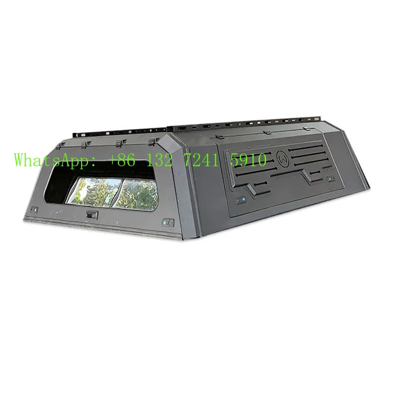 Heavy Duty 3-Door Manganese Steel Pickup Canopy Hard Pickup Cargo Bed Cover Off-Road Truck Rear Box Modification Parts Hongsheng view 4