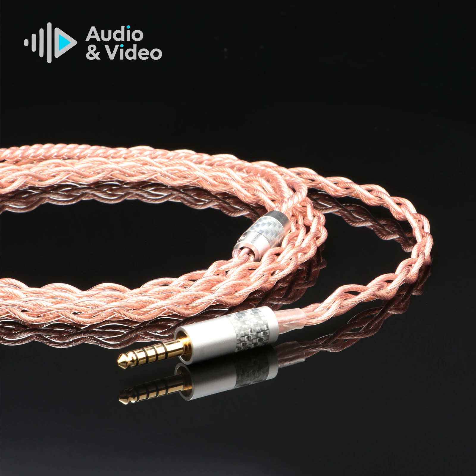 4Cores Braid OCC Silver Plated Earphone Cable For HD580 HD600 HD650 HD25 HD660S hd565 hd545 upgrade Balanced 2.5mm 4.4 xlr Adapt