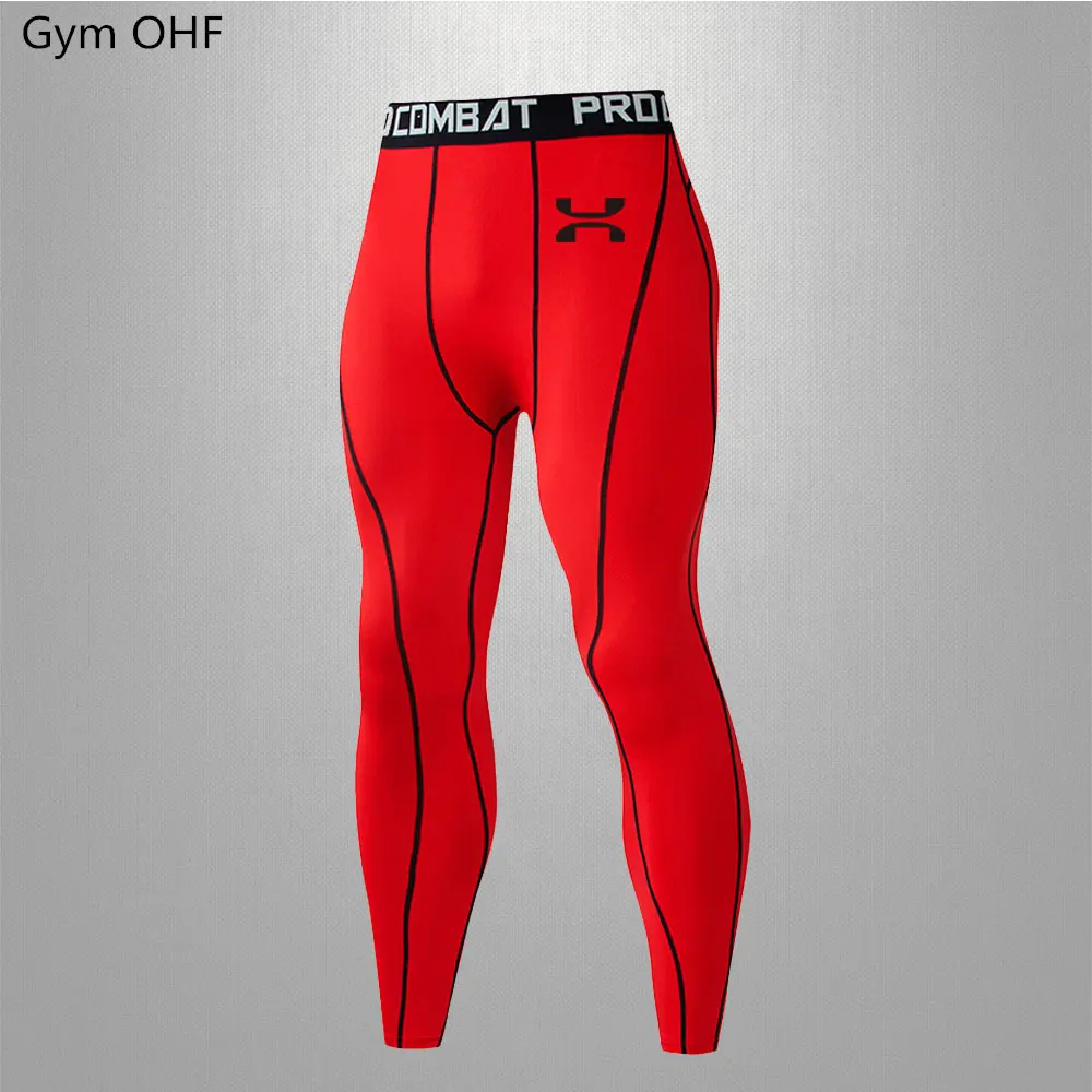 U-N Gym Men\'s Compression Pants Sports Running Tights Bodybuilding Jogging Skinny Exercise Leggings Trousers Men