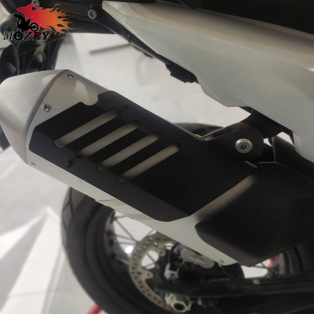 Motorcycle 790 ADVENTURE Exhaust Pipe Protection Cover For 790ADV 790 ADVENTURE R S 2019 2020 2021 2022 2023 2024 Accessories