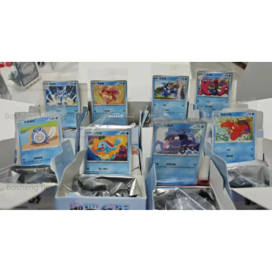本物の新しいポケモン絵画ドリームフィニッシングタッチ-vol2-ptcg-セカンド-ゼニガメ-シェルビースト-フィギュア-モデル-オーナメント-ギフト