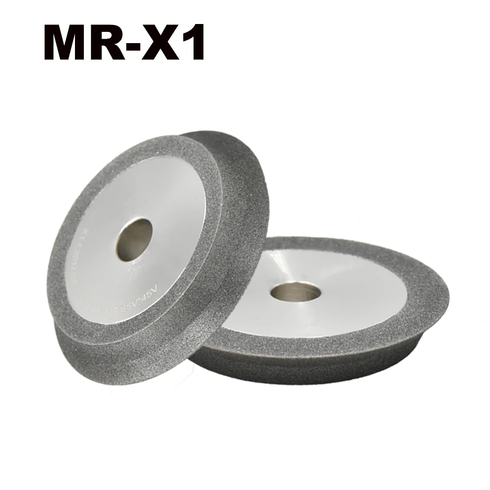 MR-X1 X3 13B 13AD 20G 13Q Z13-2 CBN Grinding Wheel, 3 Inch 1/2'' Arbor, CBN 230 for High Speed Steel, SDC 230 for Tungsten Steel