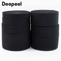 1/2/5M Deepeel 20-70mm Elastic Bands 1.5mm Thicken Rubber Band Clothing Pants Stretch Ribbon DIY Materials Sewing Accessories