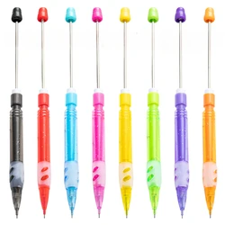 20 stücke DIY Makronen Perlen Druck bleistift nicht schneiden transparente Perlen Bleistift 0,5mm Student Stift niedlichen Bleistift Freebie