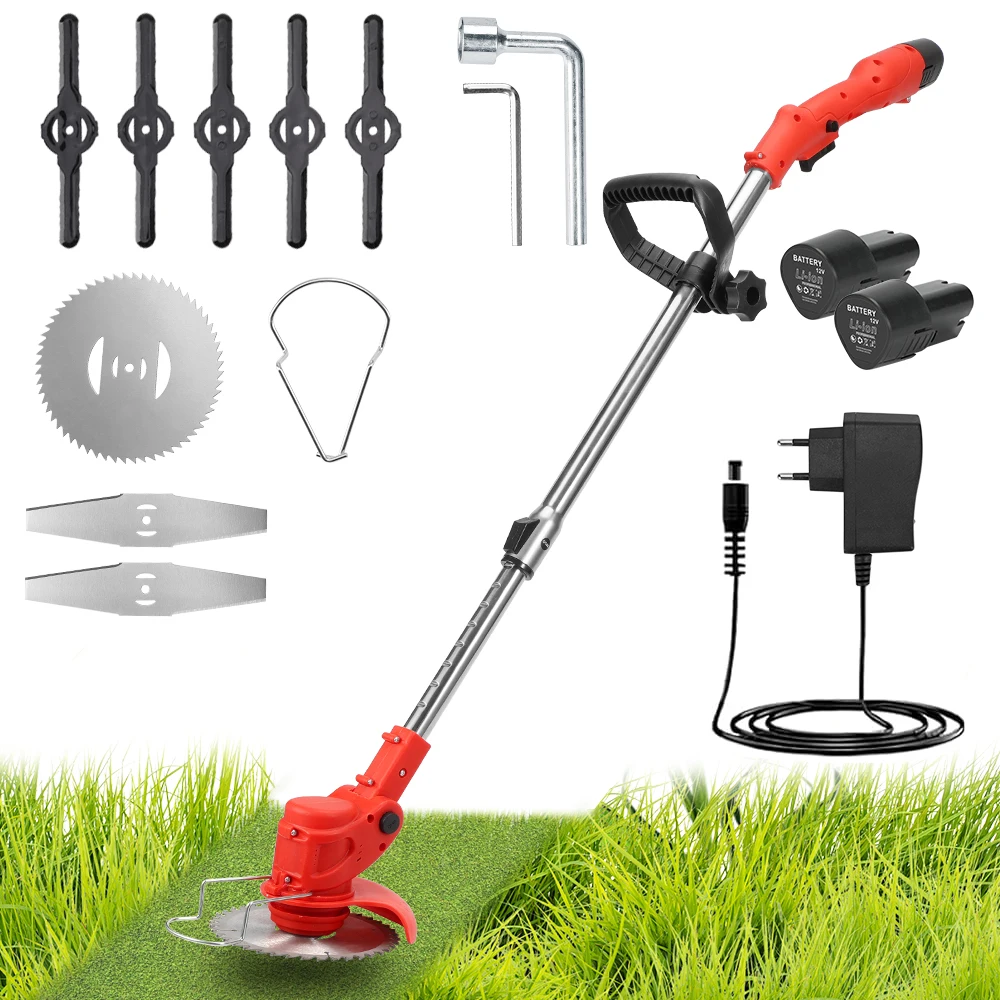 

Handheld Electric Lawn Mower Rechargeable Battery Cordless Small Home Electric Lawn Mower