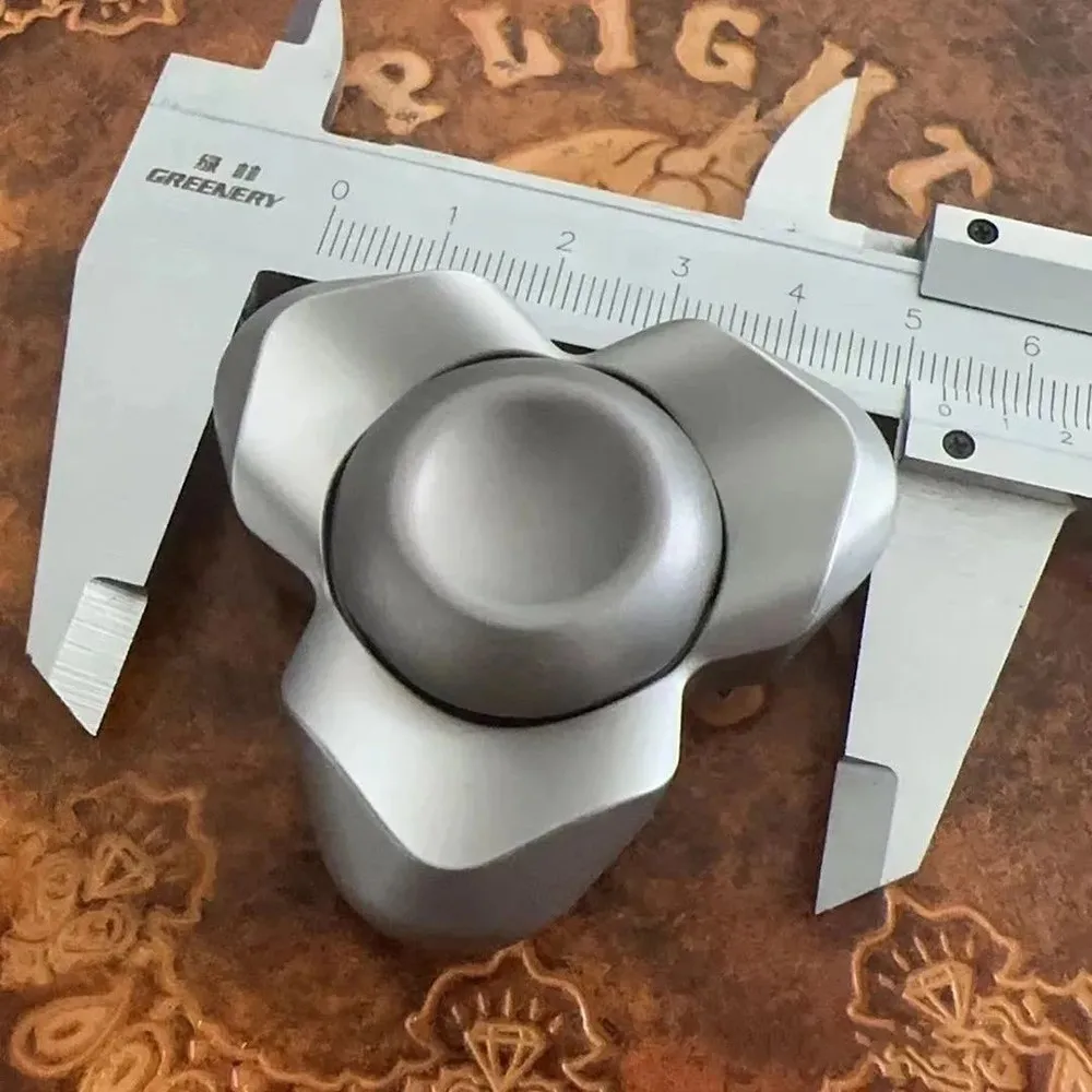 TIERI EDC plume de paon Fidget Spinner gyroscope Fidget jouets pour adultes accessoires de bureau accessoires de bureau en métal