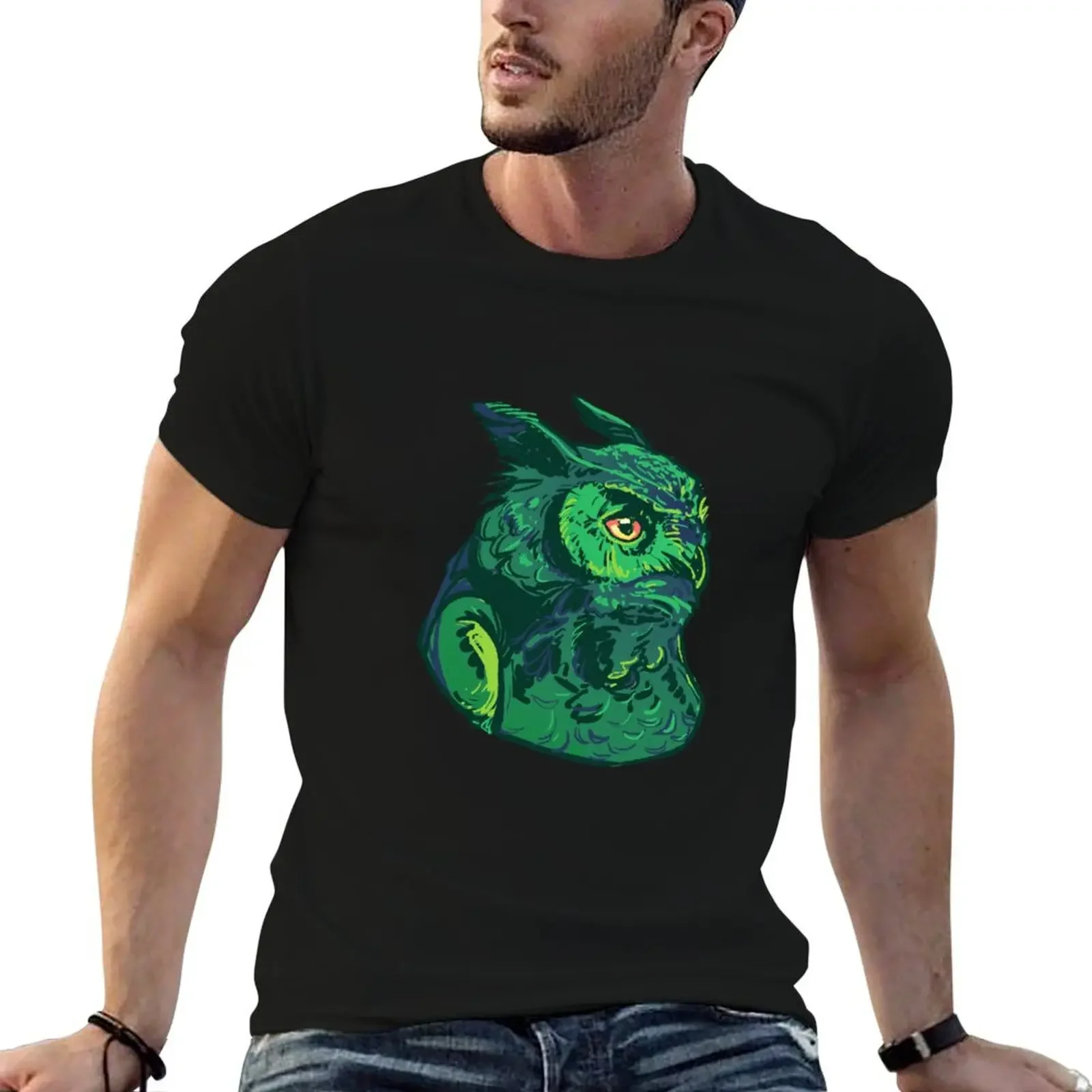 Emerald Owl T-Shirt valentines clothes cute clothes plain black t shirts men