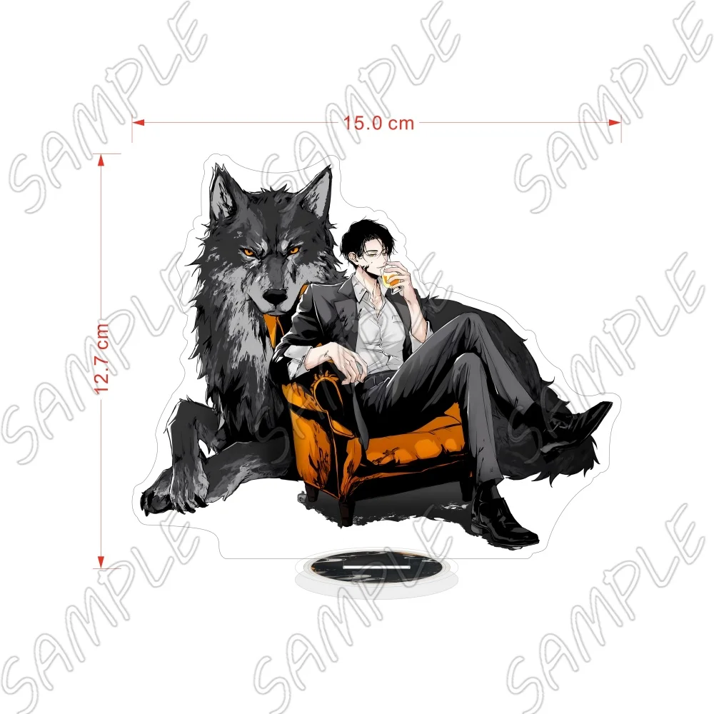 Manhwa Novel Goedam Chulgeun Acrylic Stand Keychain 15CM Ryu Jaegwan Choi Yowon TV Head Monster Desktop Ornament Fan Collectible