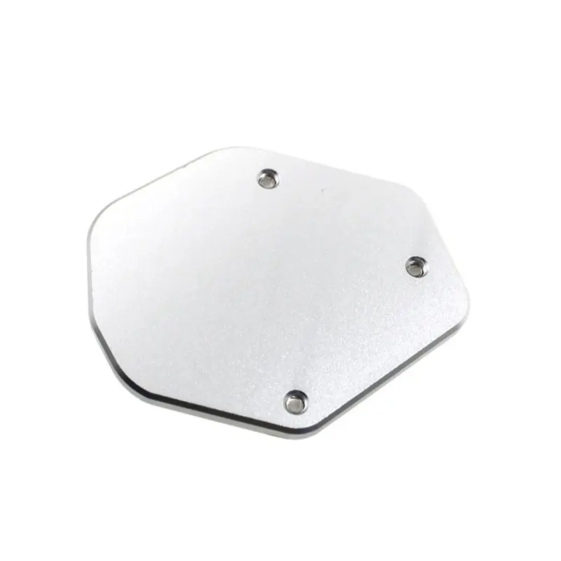 A03Z-For Motorcycle Accessories For Moto Guzzi Stelvio 2024 2025 2026 Kickstand Foot Side Stand Extension Pad Silver