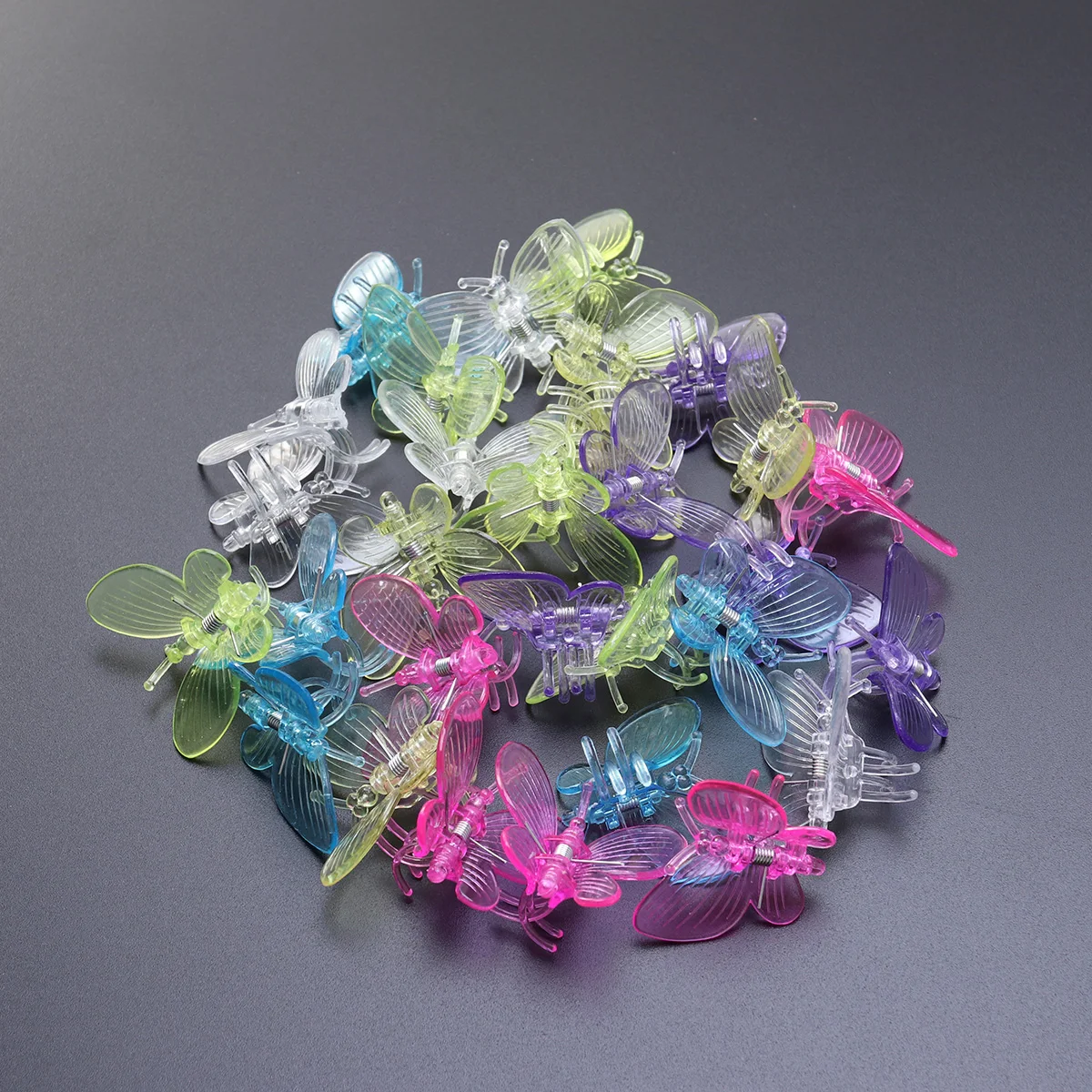 

60pcs Gardening Vine Fixed Clips Durable Safe Creative Shape Fashion Cute Hair Plant Securing Ladybug Orchid Flower